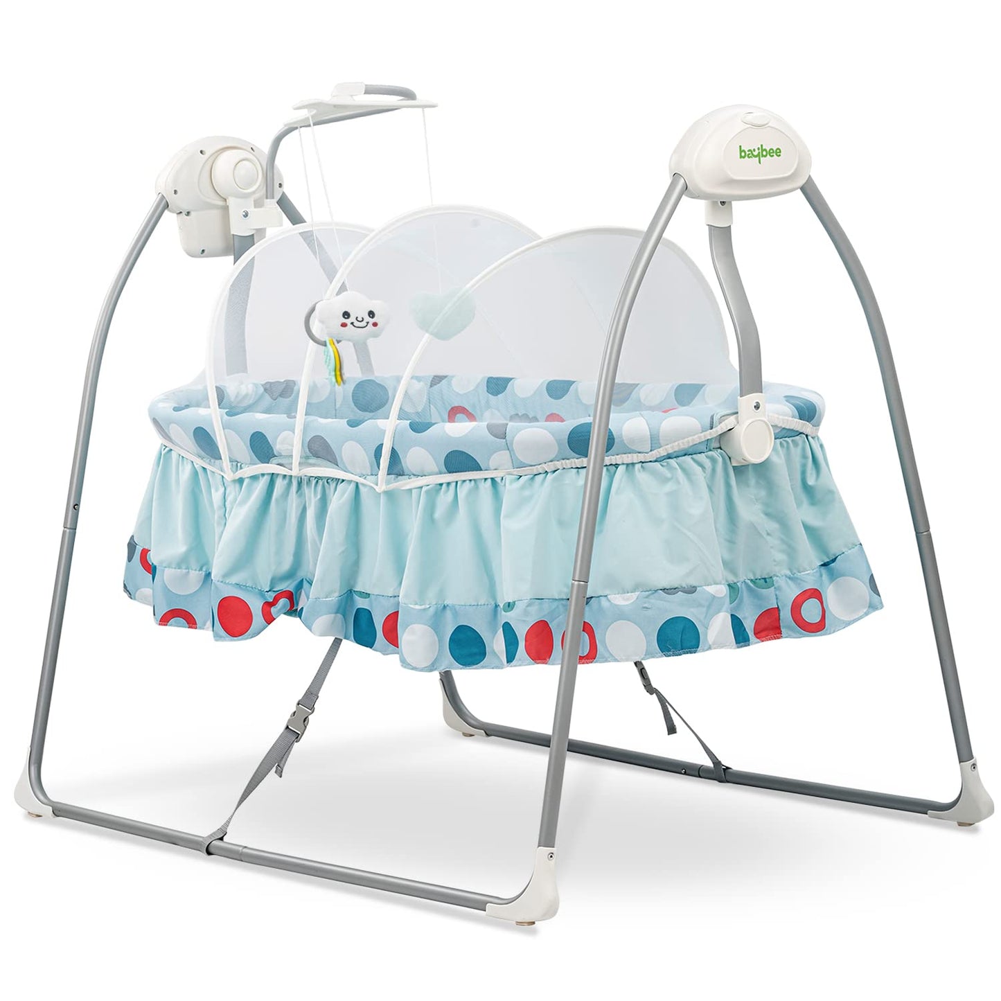 Baybee Wanda Automatic Electric Cradle For Baby(0-2) Years (Blue)